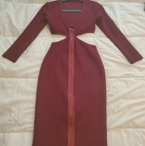 Cut Out Bandage Dress